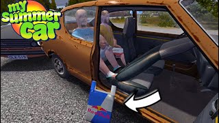 New Redbull Drinks And Friends Now In The Back Of The Satsuma My Summer Car Mod