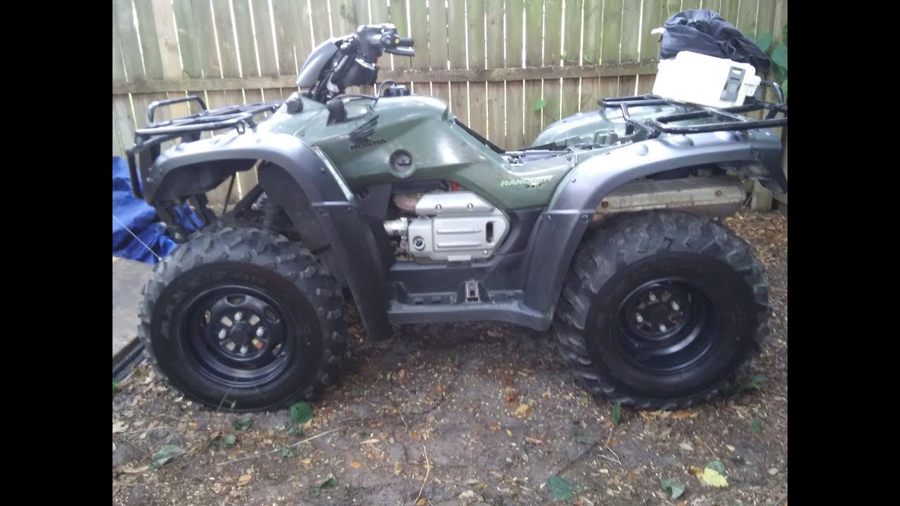Honda Rancher Engine Noise Solved YouTube