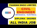 Tuaman engineering ltd recruitment 2022  diploma  degree  latest all india job updates