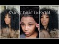 FULL LACE CURLY WIG INSTALL TUTORIAL | NO PLUCKING | AALIYAHJAY