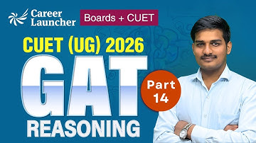 CUET 2026 Logical Reasoning | Visual Reasoning Part-01 | Career Launcher CUET