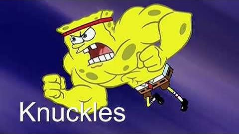 Sonic Characters Portrayed By Spongebob.