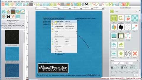 Adding Text to a line in MyMemories Suite VS6