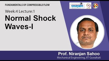 Lec 10: Normal Shock Waves-I