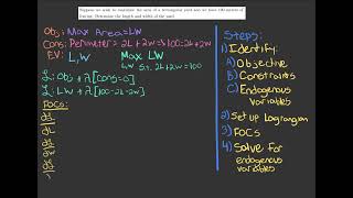 Constrained Optimization | Solved with Steps!