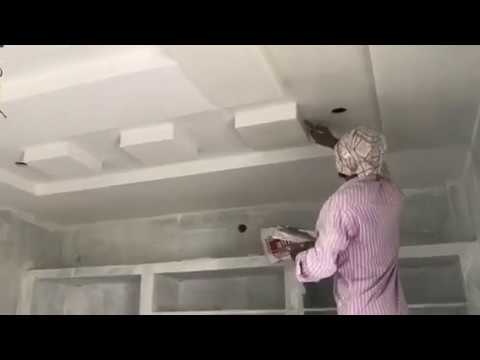 How To Apply Putty And Plaster On Cealing Easy To Apply