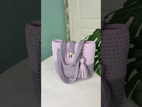 My new video tutorial on crocheting Deni bags will be released this Thursday #crochetbag