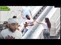 TOUCHING HANDS ON THE ESCALATOR PRANK!! | REACTION