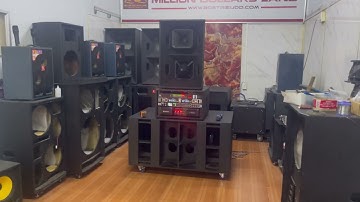 Setup âm thanh Hoả tiễn 30 đôi neo coil 76, 2 sub 50 coil 100