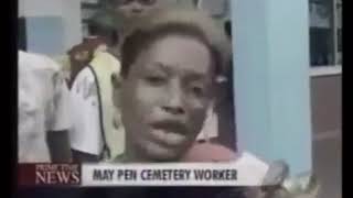 May Pen Cemetery Workers Protesting In Jamaica