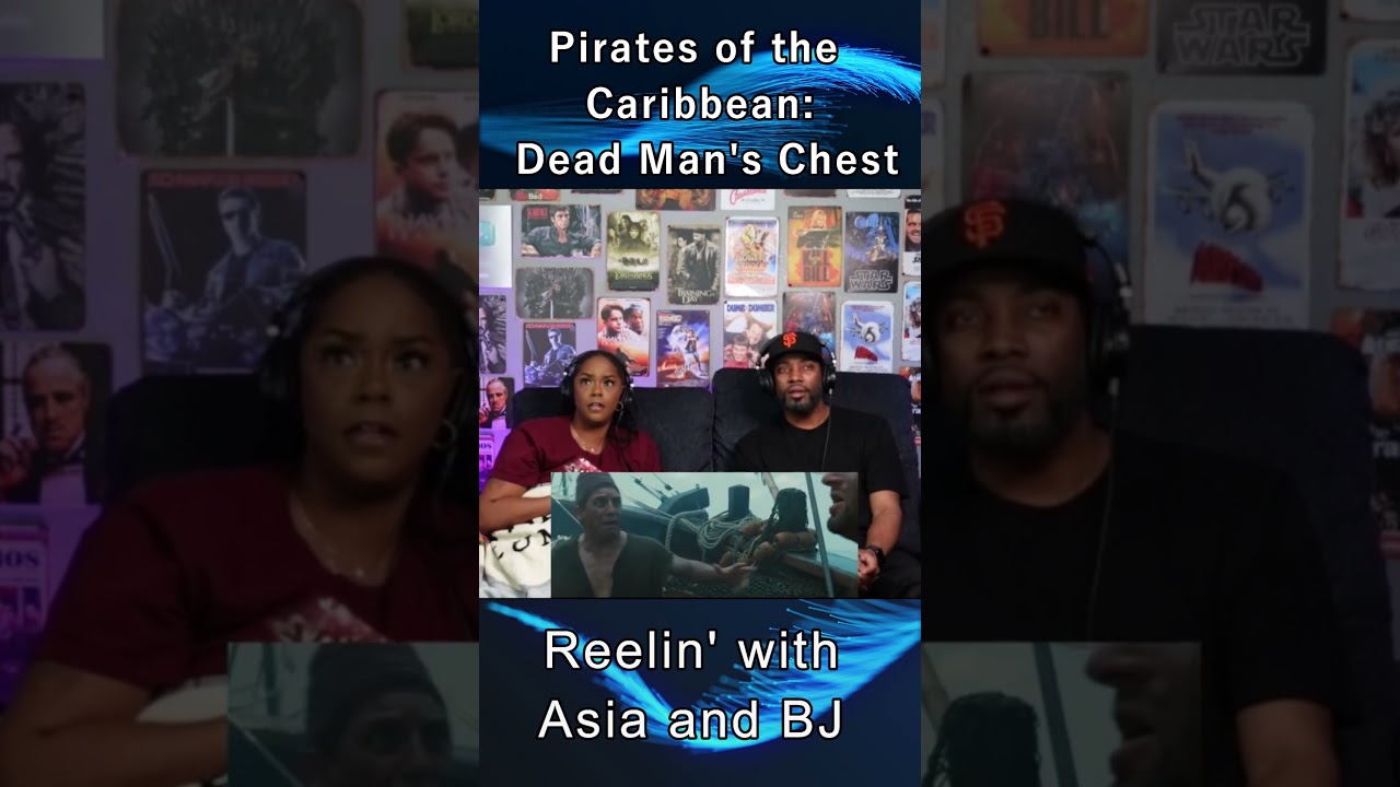 Pirates of the Caribbean: Dead Man's Chest #shorts #ytshorts #moviereaction  | Asia and BJ