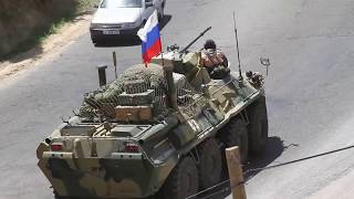 Тревога в Таджикистане! Колонна 201-й военной базы выходит из Душанбе на учения Тревога в Таджикистане! Колонна 201-й военной базы выходит из Душанбе на учения