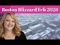 Boston Blizzard 2026 ❄️ 13+ Inches of Snow, Staying Home, Baking Cookies & Reacting to the Storm