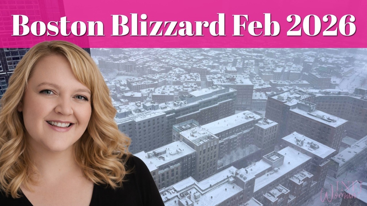 Boston Blizzard 2026 ❄️ 13+ Inches of Snow, Staying Home, Baking Cookies & Reacting to the Storm