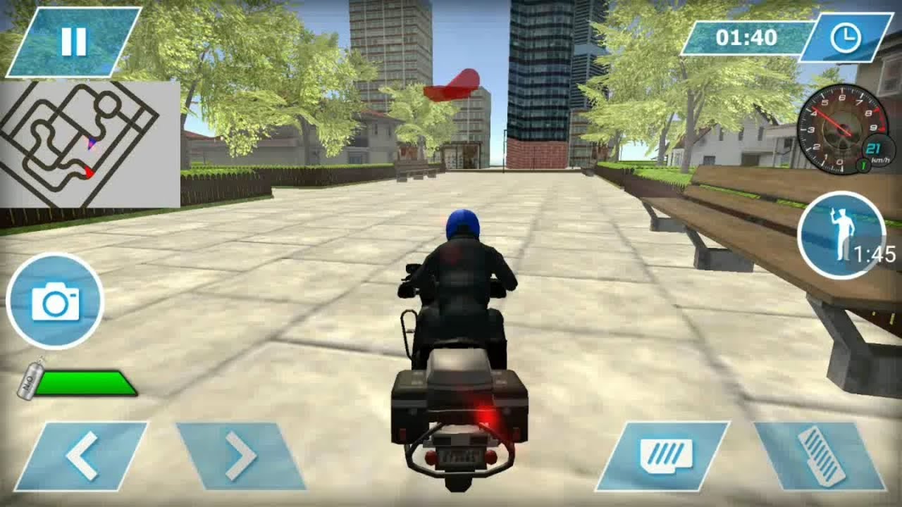 US Police Bike Chase 2019 - Android Gameplay# 1
