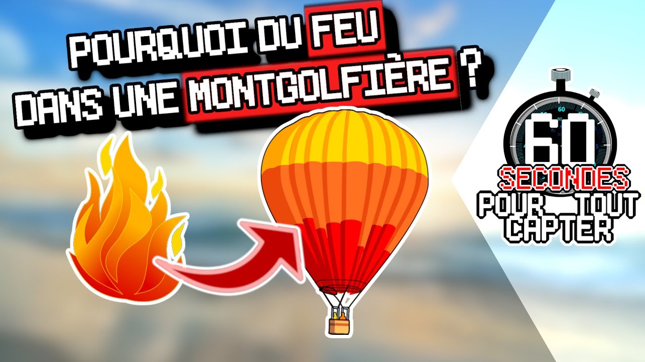 Pourquoi du Feu dans une Montgolfière ? ➡ 60s POUR TOUT CAPTER