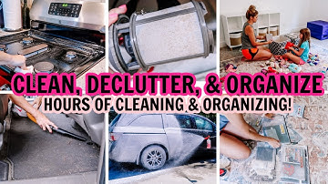 🥵EXTREME CLEAN, DECLUTTER, & ORGANIZE WITH ME! | ULTIMATE CLEANING MOTIVATION | CAR CLEANING