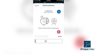 PRESTAN CPR Feedback App Ventilation Calibration screenshot 4