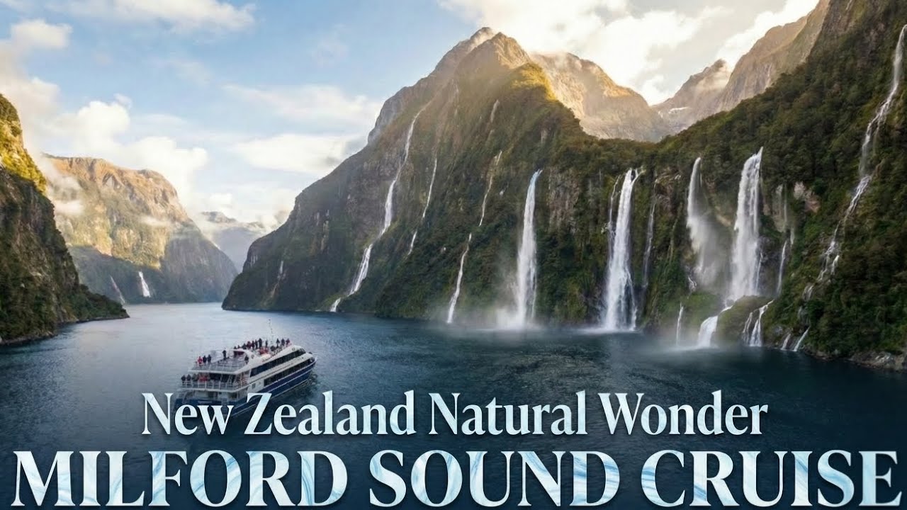 𝐌𝐈𝐋𝐅𝐎𝐑𝐃 𝐒𝐎𝐔𝐍𝐃 𝐂𝐑𝐔𝐈𝐒𝐄 🏞 𝐂𝐫𝐮𝐢𝐬𝐢𝐧𝐠 𝐁𝐞𝐭𝐰𝐞𝐞𝐧 𝐖𝐚𝐭𝐞𝐫𝐟𝐚𝐥𝐥𝐬🛳 𝐍𝐞𝐰 𝐙𝐞𝐚𝐥𝐚𝐧𝐝'𝐬 𝐍𝐚𝐭𝐮𝐫𝐚𝐥 𝐖𝐨𝐧𝐝𝐞𝐫 🇳🇿