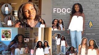 FDOC at north carolina a&t 🎀 (GRWM + first day of class + friends + dorm life) 🎀🎀