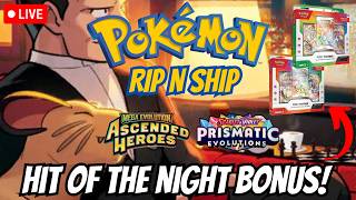 LIVE Pokemon RIP N SHIP! HIT OF THE NIGHT BONUS!