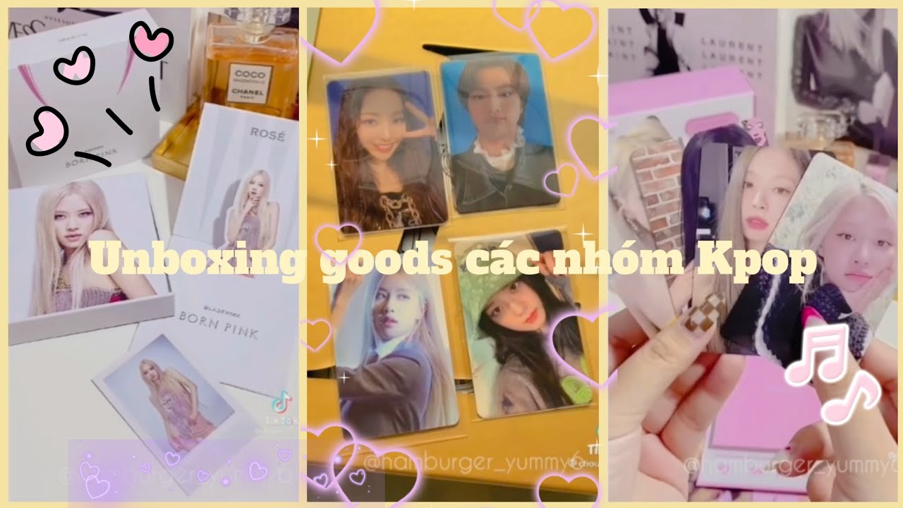 [UNBOXING] Unboxing goods Kpop, album Red Velvet, kit Born pink, card
