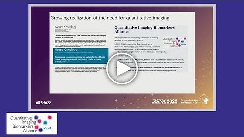 Quantitative Imaging and AI