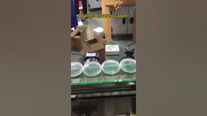Automatic dual heads plastic caps screw capping machine, Servo screw capper equipment