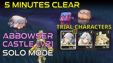 Abbowser Castle Lv21 - Trial Chars Solo Mode (no coop)