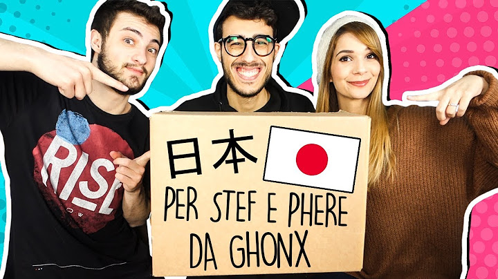 SORPRESA DI GHONX DAL GIAPPONE!!