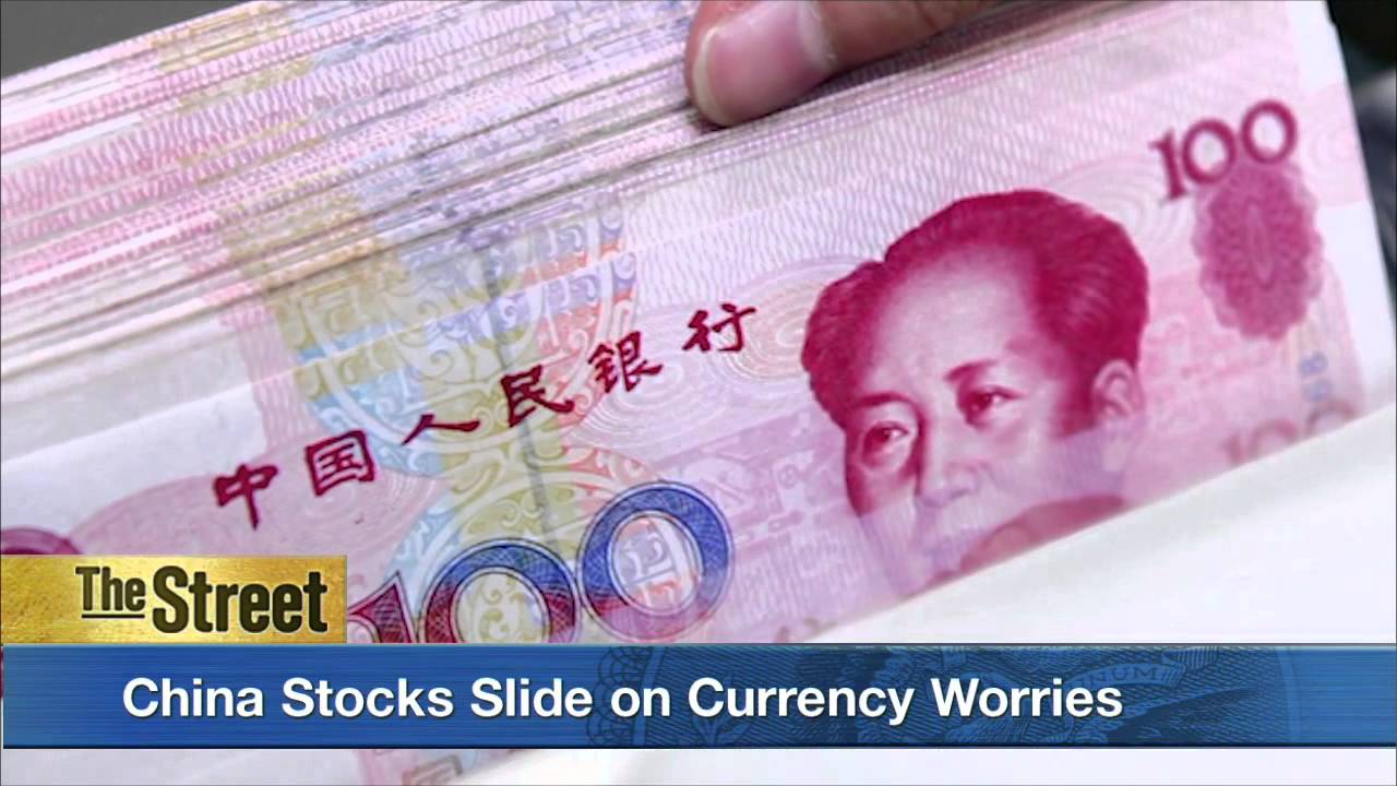 Currency Worries Again Send China’s Shanghai Composite Index Sliding