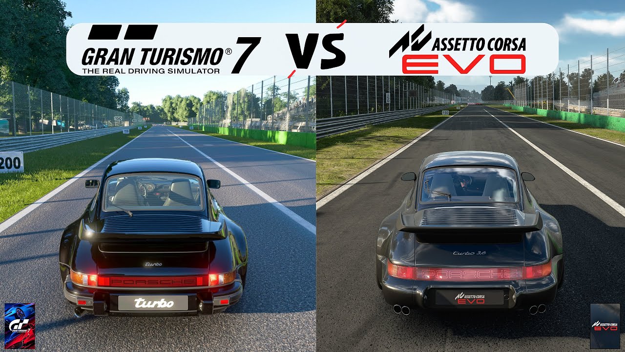 The Widowmaker Battle! ☠️ Porsche 930 vs 964 Turbo (AC Evo vs GT7)