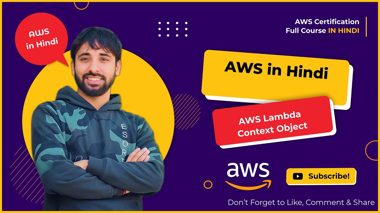 AWS Tutorial 179 - AWS Lambda - Context Object in Function - AWS in ...