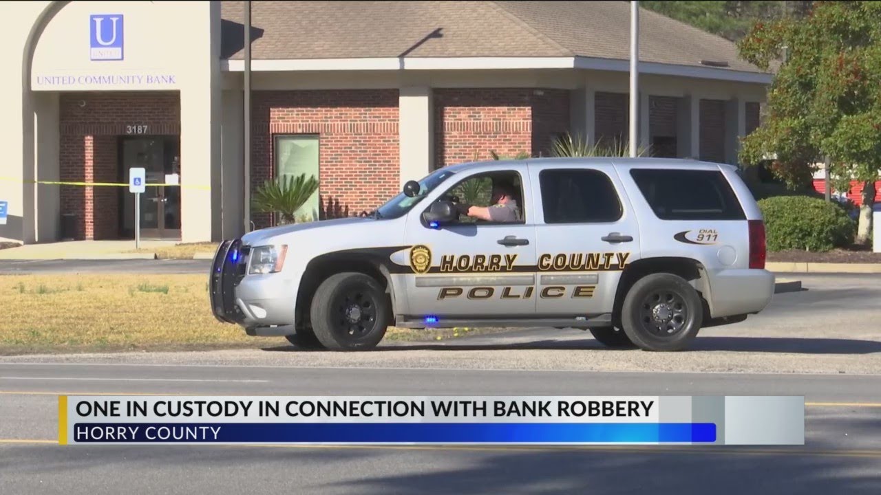 Horry County police take bank robbery suspect into custody near Little ...