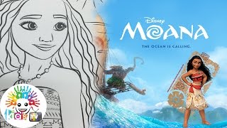 Moana Coloring ❁ Disney coloring pages ❁ New Disney Movies 2016
