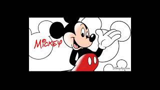 Disneyclips Mickey Mouse Waving His Hands Up Coloring Pages