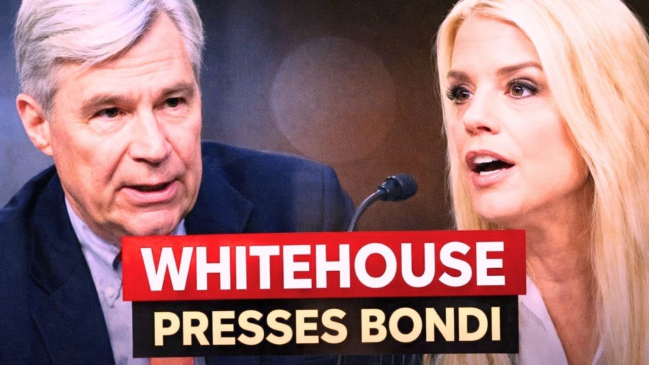 SENATE HEARING TURNS TENSE AS WHITEHOUSE PRESSES BONDI
