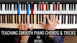 Teaching Smooth Piano Chords & Tricks //Demo'ing Spectrasonics Keyscape // Curtis Buell chords