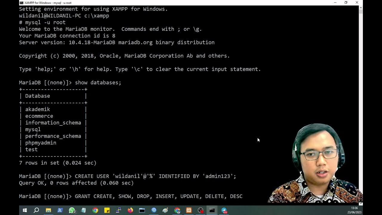 Belajar MySQL - Membuat User MySQL dan Grant Privileges User - YouTube