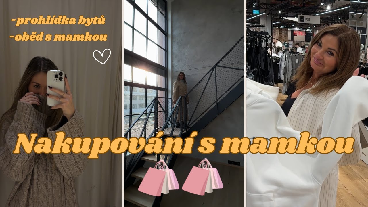Nakupování s mamkou 🎀✨ | VLOG