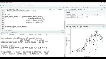 Generalised additive models 2