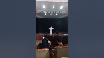 Juara 1 Baca puisi (sajak pertemuan mahasiswa) karya WS Rendra
