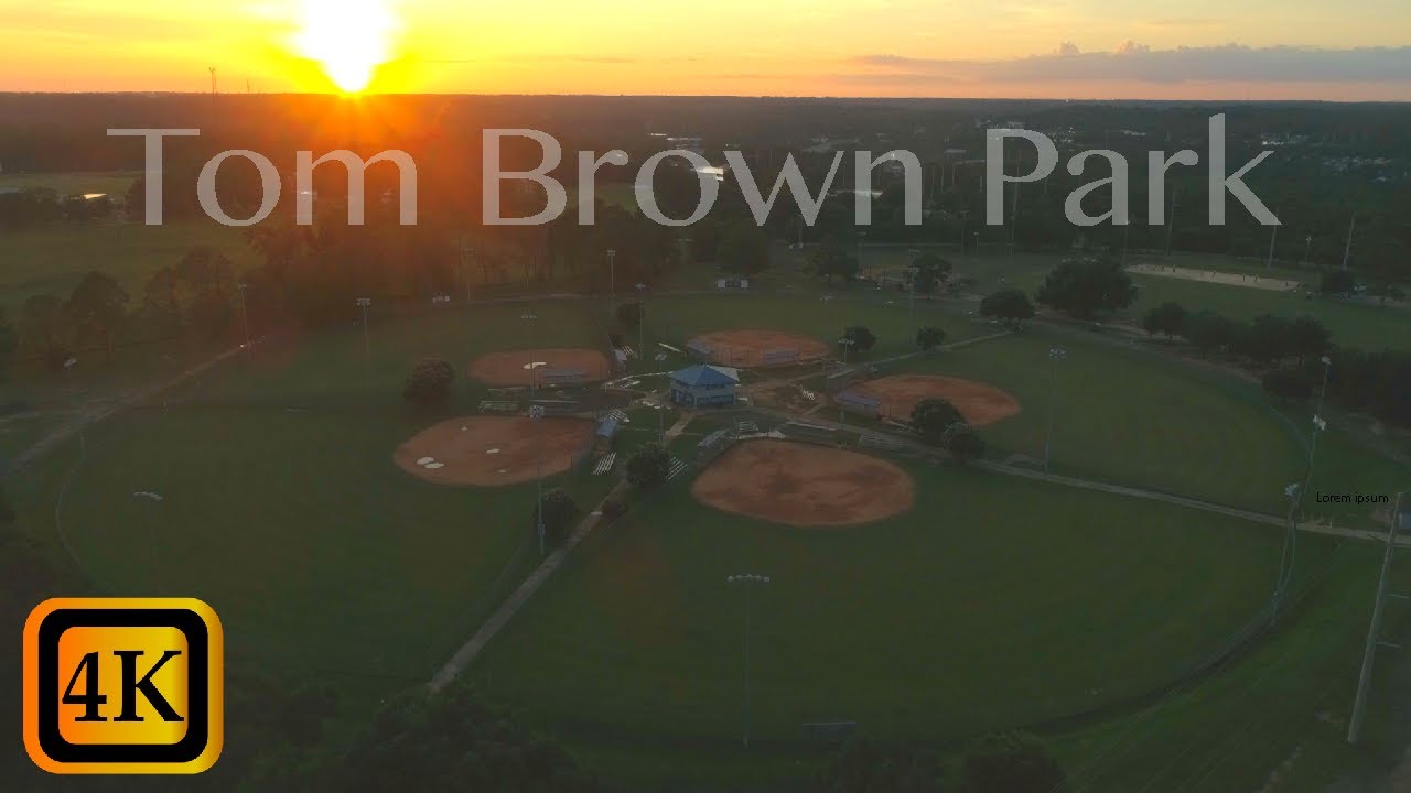 Tom Brown Park | Tallahassee Florida | DJI Phantom 4 Pro | 4K Aerial  Drone Footage