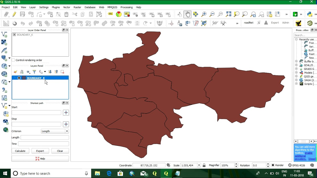 POPULATION DENSITY when value in decimal number using QGIS - YouTube