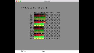 ZEsarUX emulator - Running Prism Complete Video Test