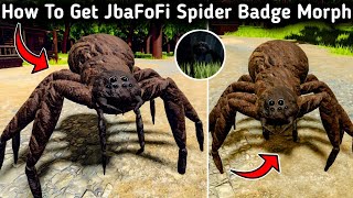 How To Get Jbafofi Giant Spider Badge Morph In Cryptid Universe Roleplay Roblox