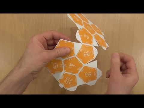 № 36.4 Как сделать Додекаэдр, How to make a Dodecahedron