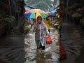 Monsoon Madness: Navigating a Flooded Street Market 🌧️🛍️