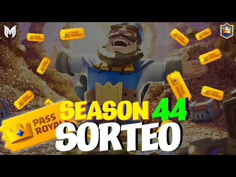 ⚠️ Sorteo PASS ROYALE GRATIS Temporada 44 Clash Royale