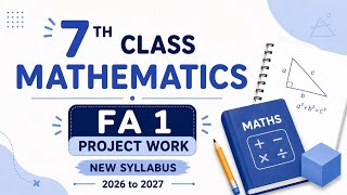 MATHS FA-1 Project - 7th Class SAMP-1 MATHS Project (New Syllabus) | 7th Class 💯MATHS FA-1 PROJECT